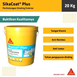 SikaCoat Plus Acrylic Waterproofing 20 Kg Varian Warna - Stone Grey