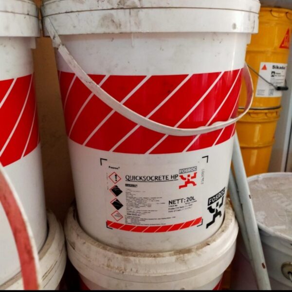 Fosroc Quicksocrete HP kemasan 20 Liter (Pail)